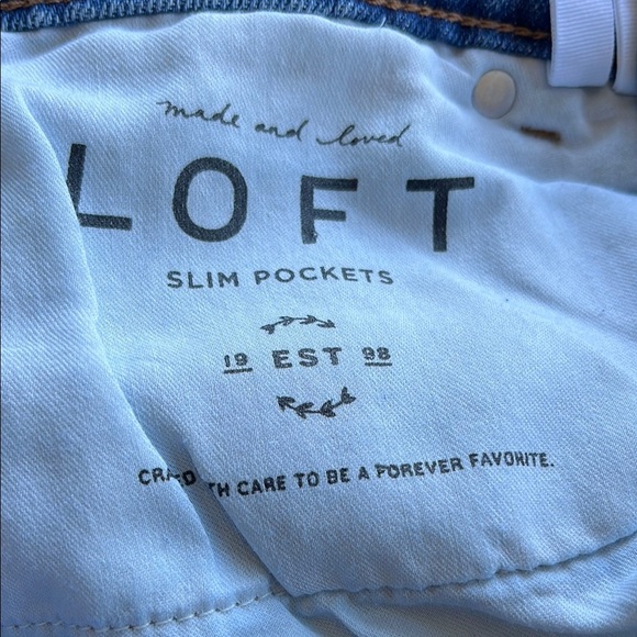 LOFT Blue Skinny Jean 29 petite - Picture 6 of 8